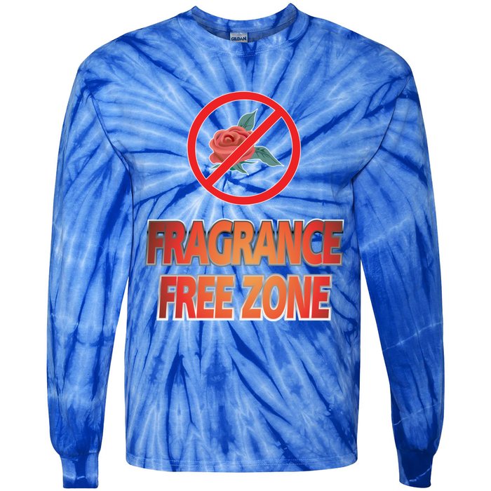 Fragrance Free Zone Chemical Sensitivity Mcs/es Cool Gift Tie-Dye Long Sleeve Shirt