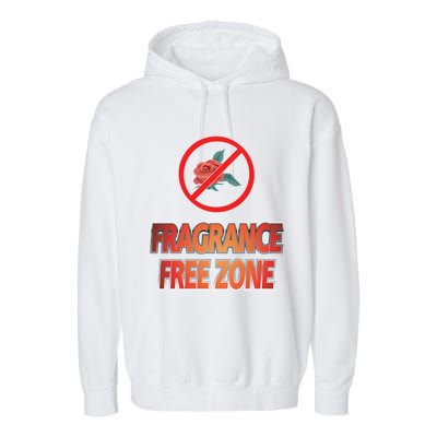 Fragrance Free Zone Chemical Sensitivity Mcs/es Cool Gift Garment-Dyed Fleece Hoodie