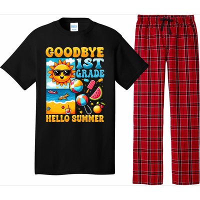 Funny Goodbye 1st Grade Hello Summer Gift Pajama Set