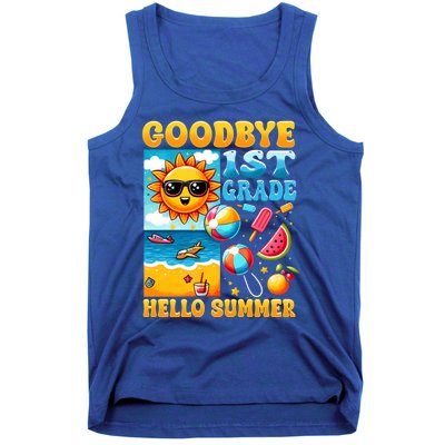 Funny Goodbye 1st Grade Hello Summer Gift Tank Top