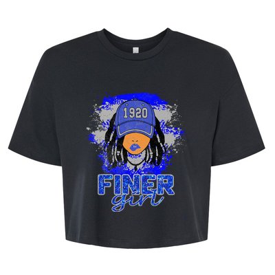 Finer Girl 1920 Sisters Bella+Canvas Jersey Crop Tee