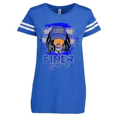 Finer Girl 1920 Sisters Enza Ladies Jersey Football T-Shirt