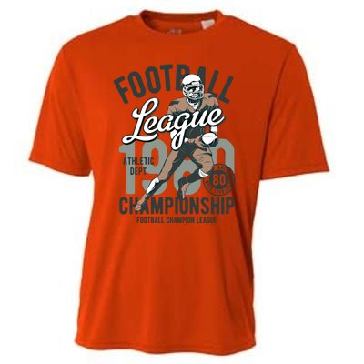 Football Gift 1908 Retro League College Coach Gift Cooling Performance Crew T-Shirt