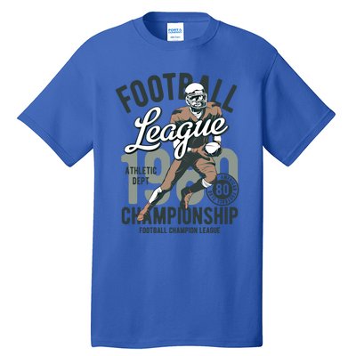 Football Gift 1908 Retro League College Coach Gift Tall T-Shirt