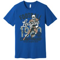 Football Gift 1908 Retro League College Coach Gift Premium T-Shirt