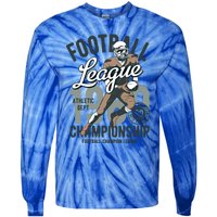 Football Gift 1908 Retro League College Coach Gift Tie-Dye Long Sleeve Shirt