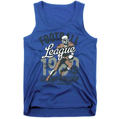 Football Gift 1908 Retro League College Coach Gift Tank Top