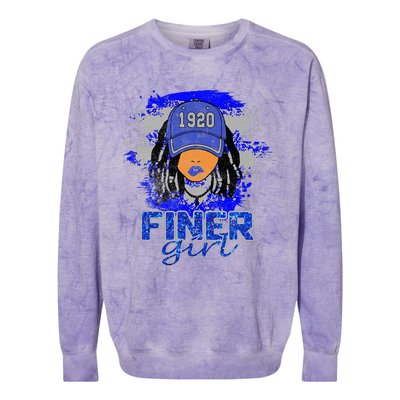 Finer Girl 1920 Sisters Colorblast Crewneck Sweatshirt