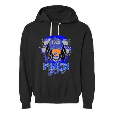 Finer Girl 1920 Sisters Garment-Dyed Fleece Hoodie