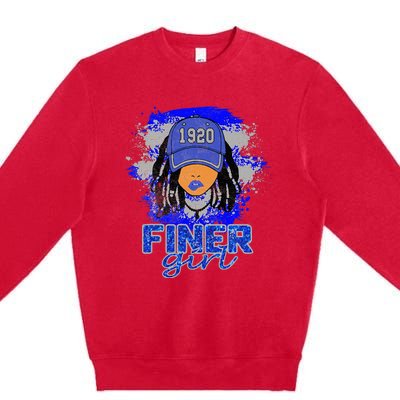 Finer Girl 1920 Sisters Premium Crewneck Sweatshirt