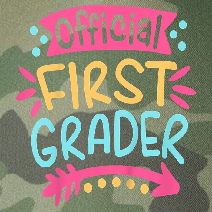 First Grader, 1st Grade Back To School Legacy Tie Dye Trucker Hat