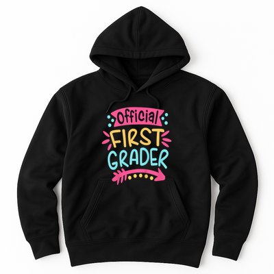 First Grader, 1st Grade Back To School Hoodie