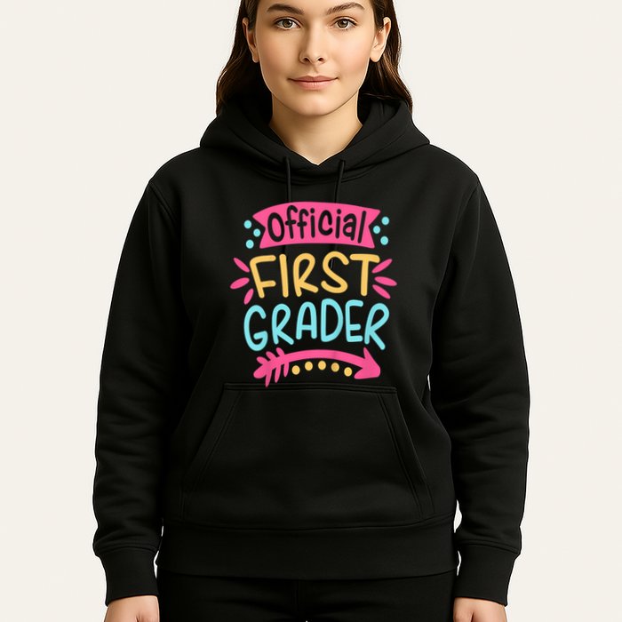 First Grader, 1st Grade Back To School Hoodie