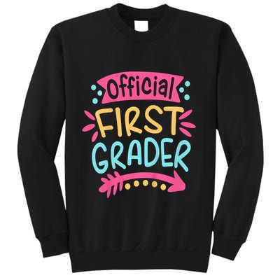 First Grader, 1st Grade Back To School Sweatshirt