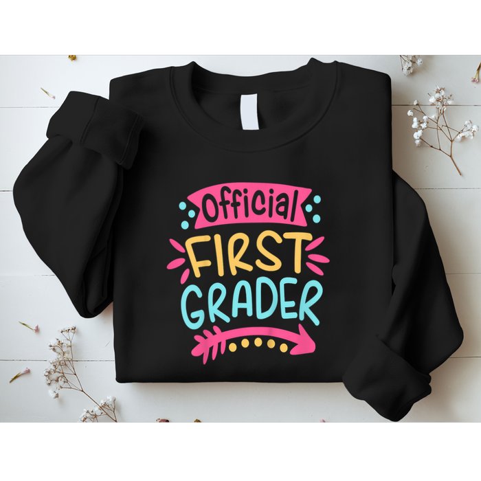 First Grader, 1st Grade Back To School Sweatshirt
