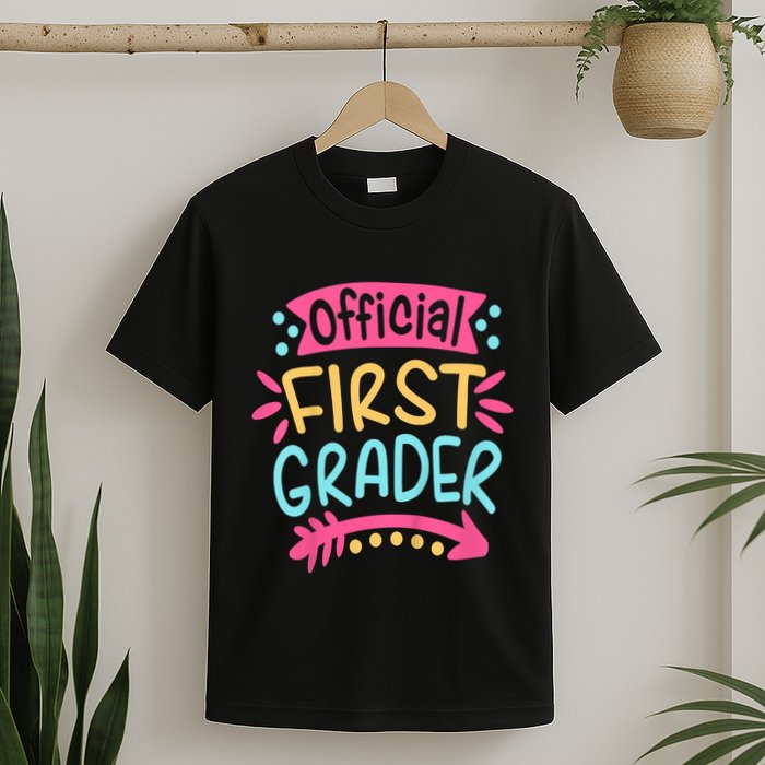 First Grader, 1st Grade Back To School T-Shirt