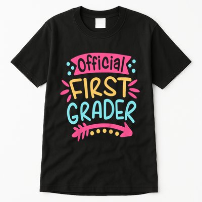 First Grader, 1st Grade Back To School Tall T-Shirt