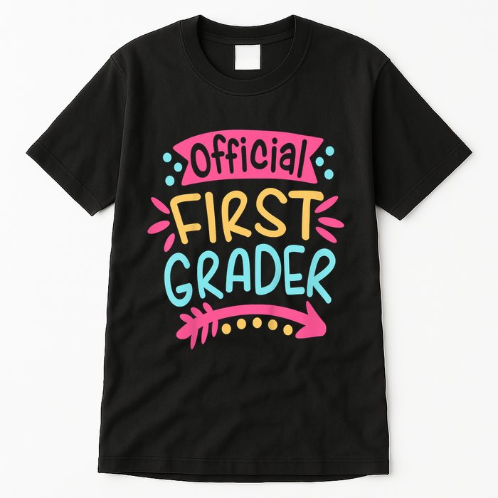 First Grader, 1st Grade Back To School Tall T-Shirt
