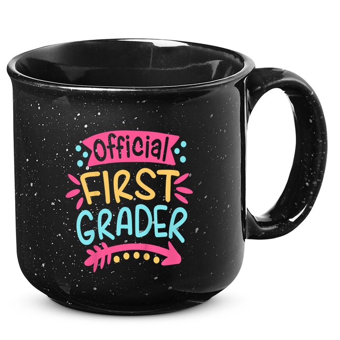 First Grader, 1st Grade Back To School 15oz Campfire Ceramic Mug