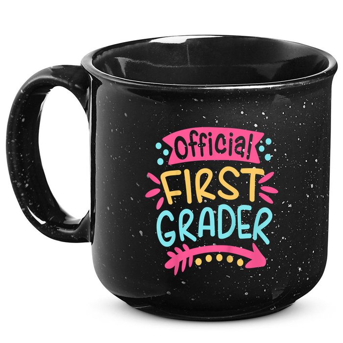 First Grader, 1st Grade Back To School 15oz Campfire Ceramic Mug