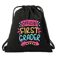 First Grader, 1st Grade Back To School Drawstring Bag