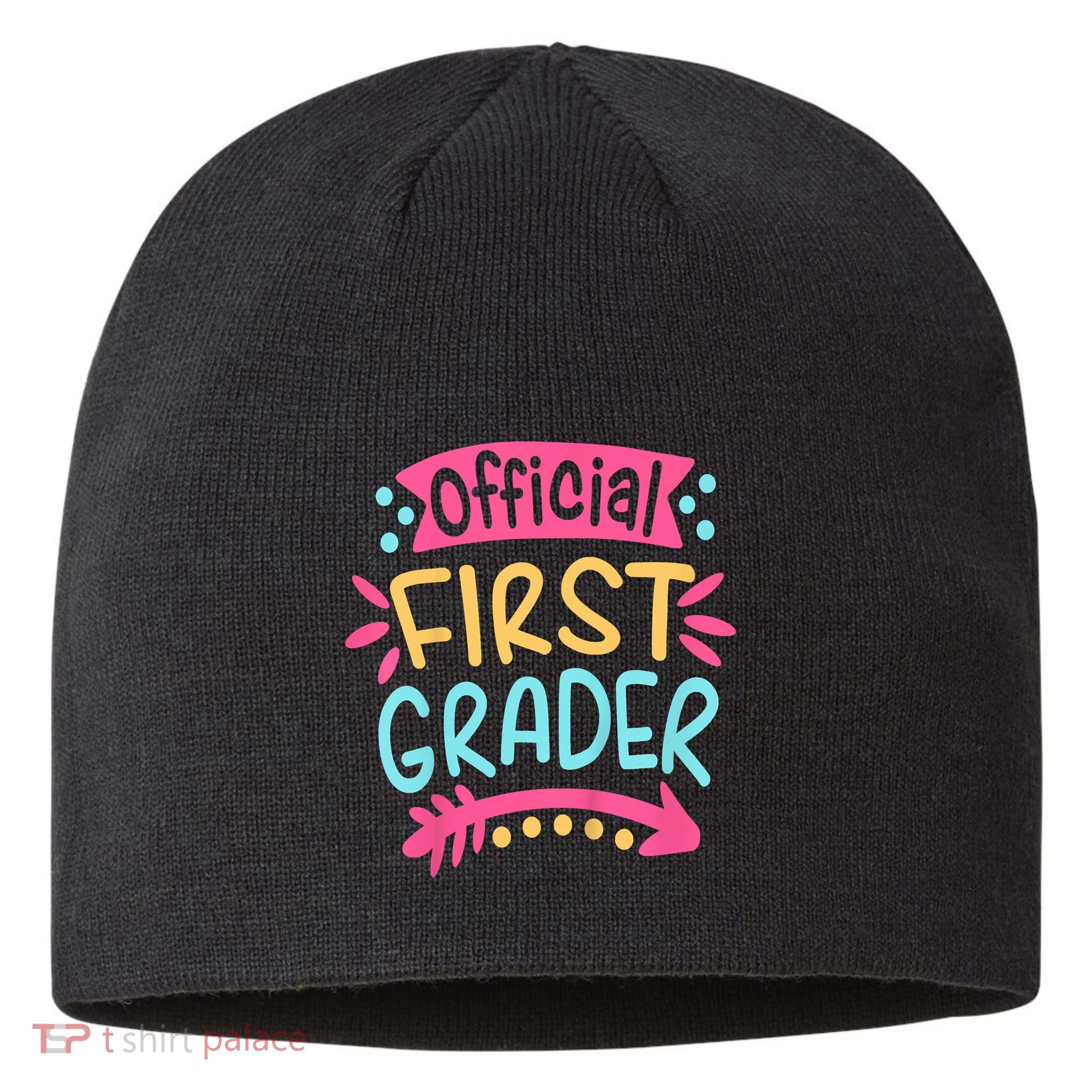 First Grader, 1st Grade Back To School Sustainable Beanie