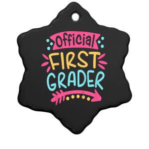 First Grader, 1st Grade Back To School Ceramic Star Ornament