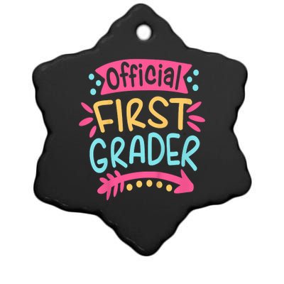 First Grader, 1st Grade Back To School Ceramic Star Ornament