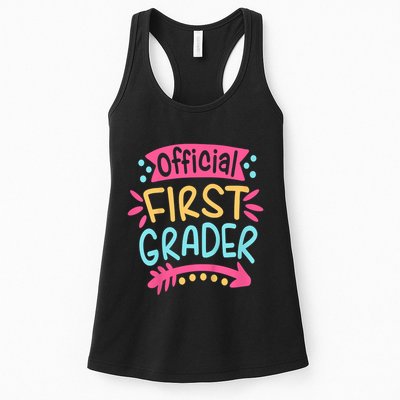 First Grader, 1st Grade Back To School Womens Tank Top