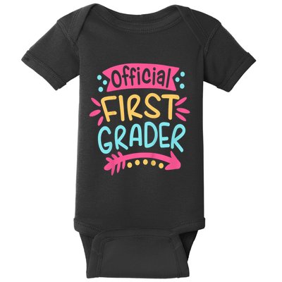 First Grader, 1st Grade Back To School Baby Bodysuit