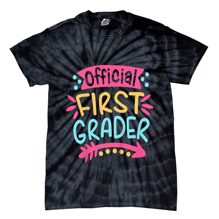 First Grader, 1st Grade Back To School Tie-Dye T-Shirt