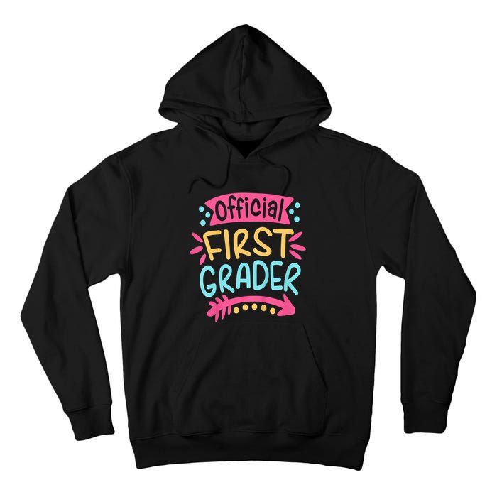First Grader, 1st Grade Back To School Tall Hoodie