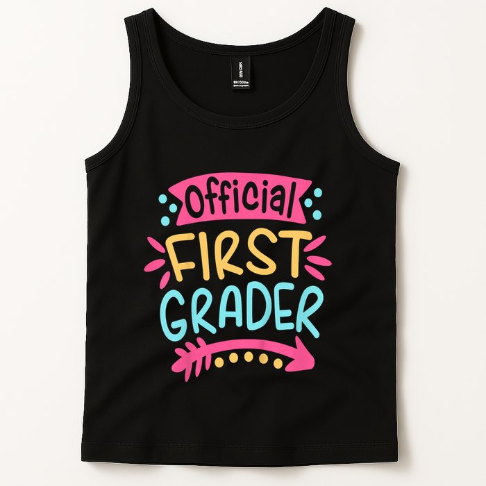 First Grader, 1st Grade Back To School Tank Top