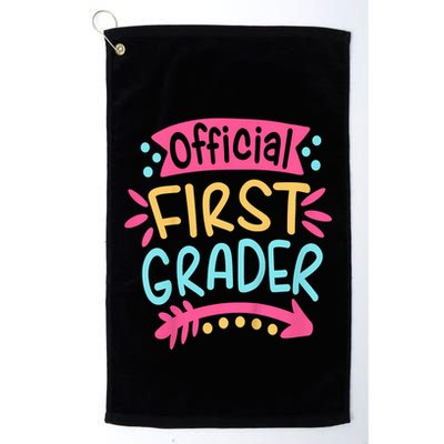 First Grader, 1st Grade Back To School Golf Towel