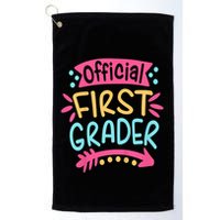 First Grader, 1st Grade Back To School Golf Towel