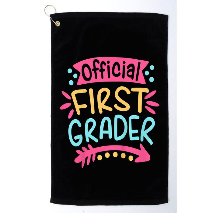 First Grader, 1st Grade Back To School Golf Towel
