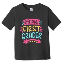 First Grader, 1st Grade Back To School Toddler T-Shirt
