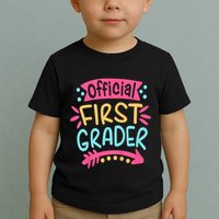 First Grader, 1st Grade Back To School Toddler T-Shirt