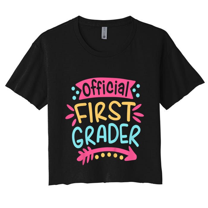 First Grader, 1st Grade Back To School Crop Top