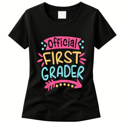 First Grader, 1st Grade Back To School Womens T-Shirt