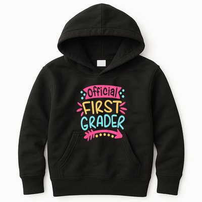 First Grader, 1st Grade Back To School Kids Hoodie