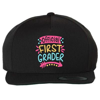 First Grader, 1st Grade Back To School Wool Snapback Cap