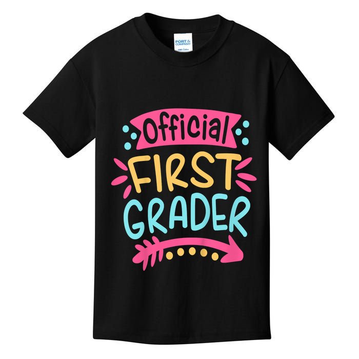 First Grader, 1st Grade Back To School Kids T-Shirt