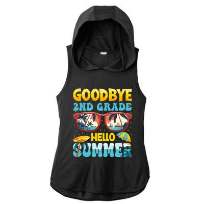 Funny Goodbye 2nd Grade Hello Summer Great Gift Ladies PosiCharge Tri-Blend Wicking Draft Hoodie Tank