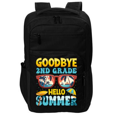 Funny Goodbye 2nd Grade Hello Summer Great Gift Impact Tech Backpack