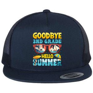 Funny Goodbye 2nd Grade Hello Summer Great Gift Flat Bill Trucker Hat