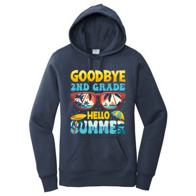 Funny Goodbye 2nd Grade Hello Summer Great Gift Women's Pullover Hoodie