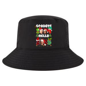 Funny Goodbye 2024 Hello 2025 Trump Christmas New YearS Eve Cool Comfort Performance Bucket Hat