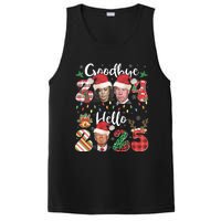 Funny Goodbye 2024 Hello 2025 Funny Trump Xmas Pajamas PosiCharge Competitor Tank