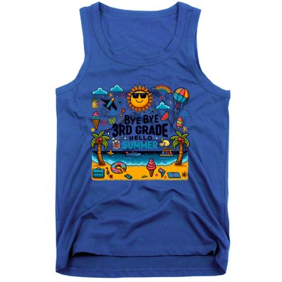 Funny Goodbye 3rd Grade Hello Summer Cute Gift Tank Top